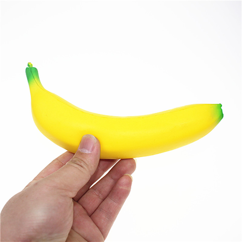 Picture of Squishy Slow Rebound Banana Fruit Pendant Pinch Strawberry Set Decompression Pu Artificial Toy Manufacturer