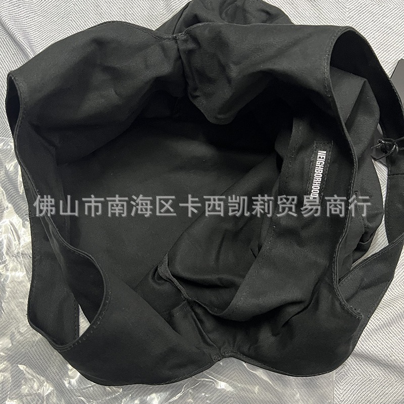 Picture of Cross-border Japanese 2025 Trendy NBHD Letter Printing Tote Shoulder Canvas Bag Hand Satchel