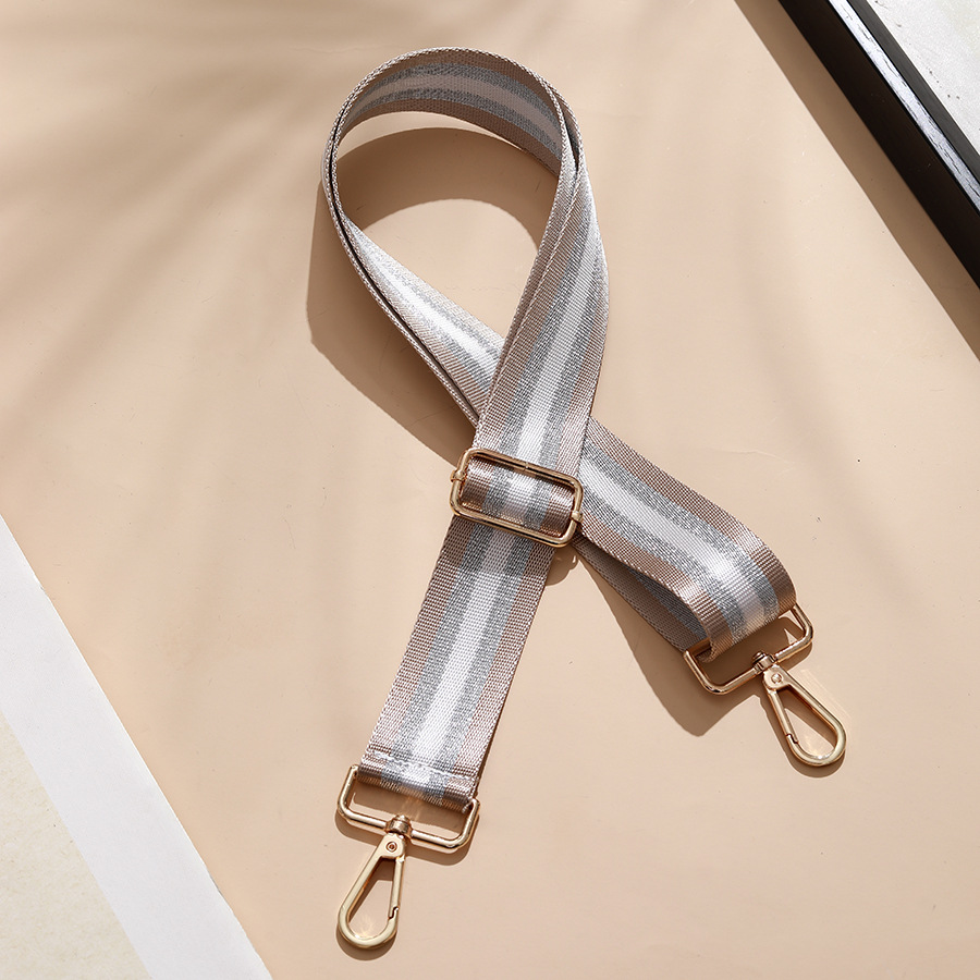 Picture of Bag shoulder strap crossbody bag with adjustable widened shoulder strap gold silk Women's bag with 3.8cm width