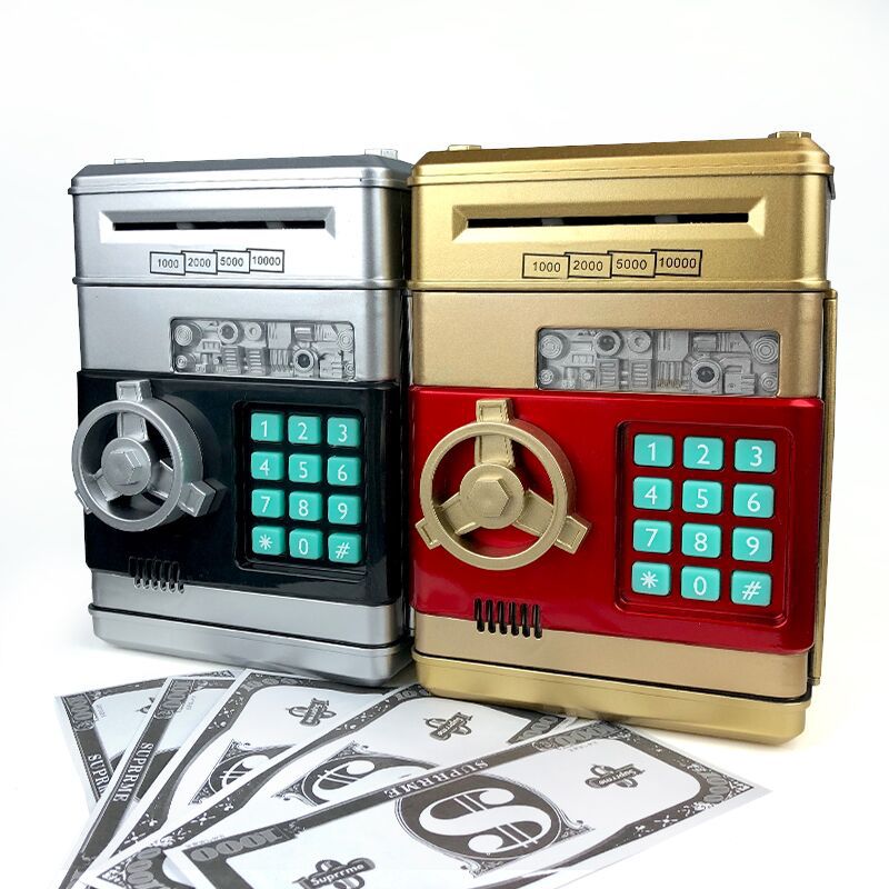 Picture of ATM password children's piggy bank large savings creative Internet-famous drop-proof piggy bank cross-border only in and out of wholesale