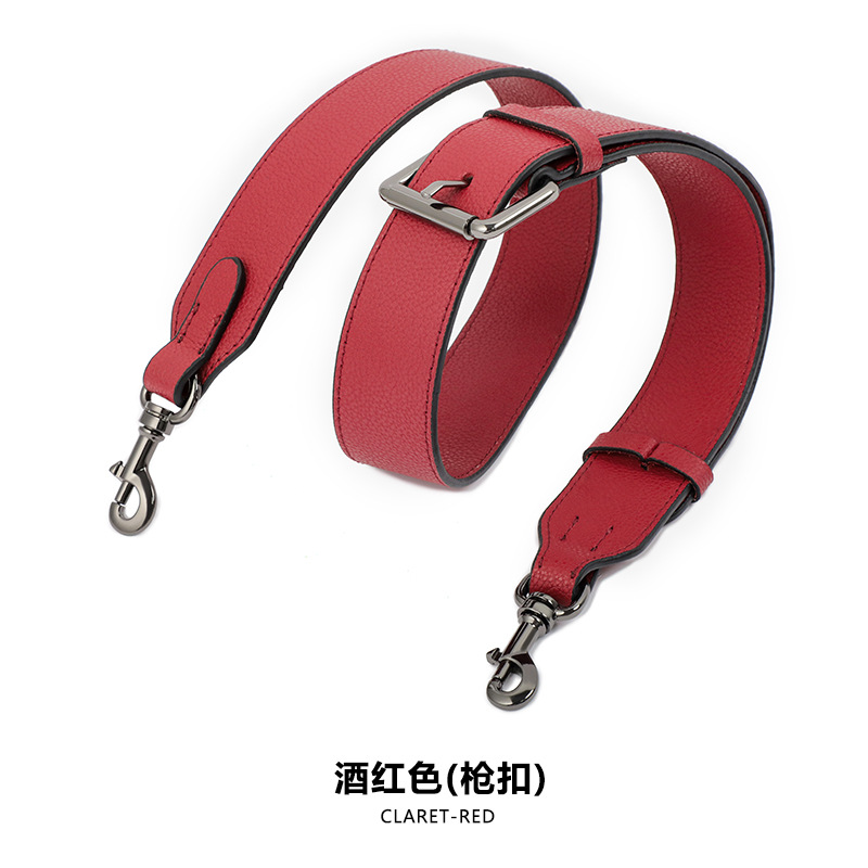 Picture of Ma Huangshi MHS-A-9 Litchi-grain Cowhide Bag Replacement Strap Dionyor Bag Long Shoulder Strap All-match Wide Shoulder Strap