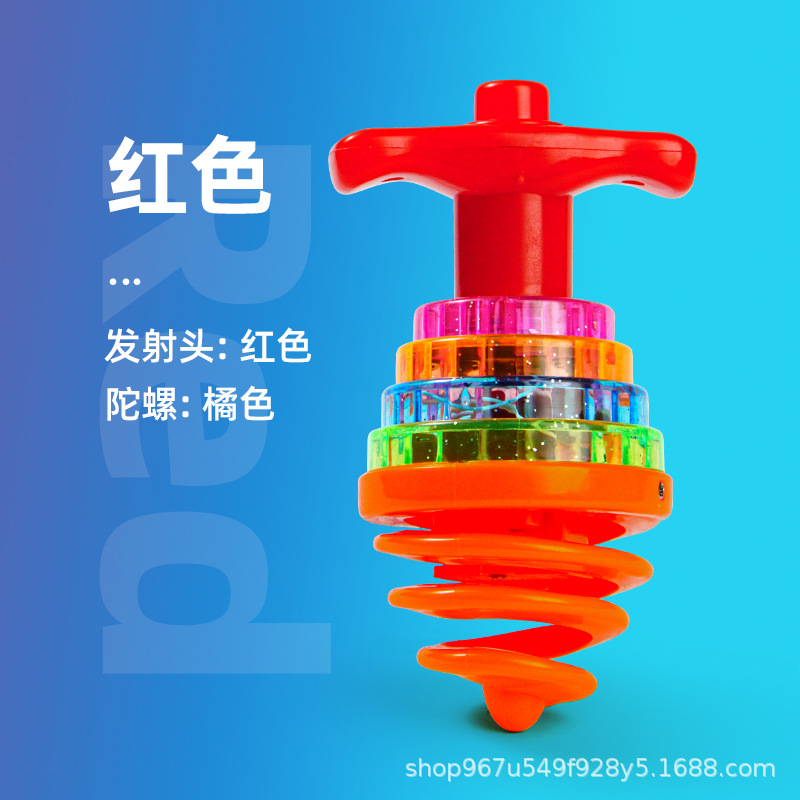 Picture of Children's toys music lights off colorful luminous gyro rotating toys boys and girls stall hot cross-border wholesale