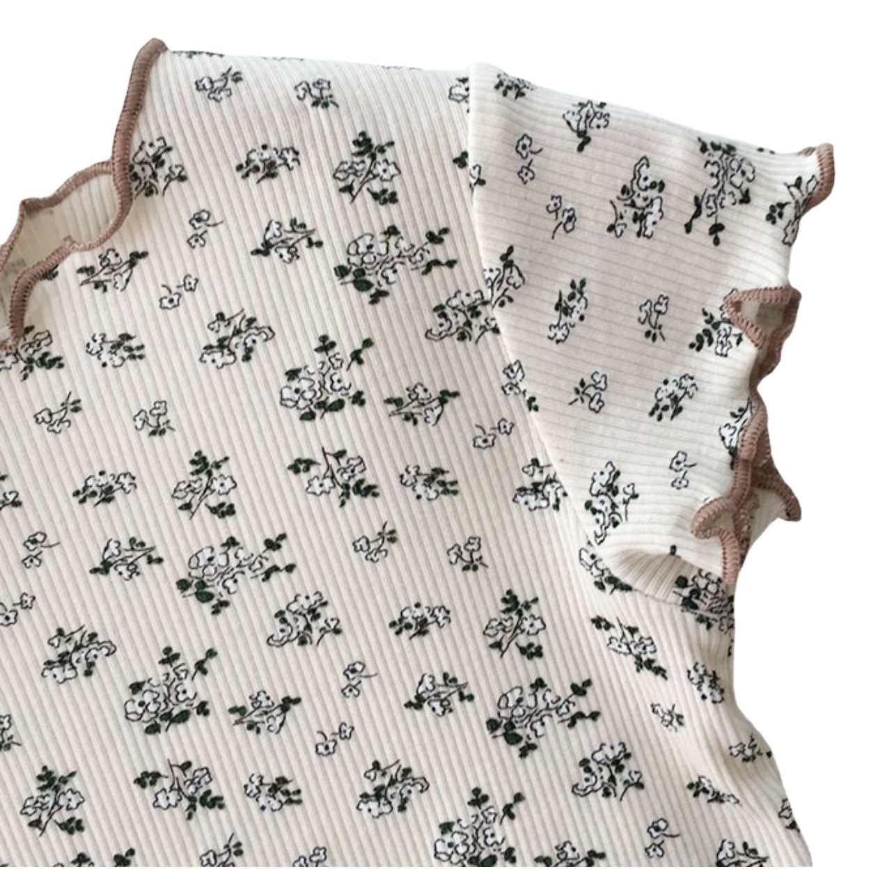 Children's pajamas Summer New Girls' Outer Wear Short-sleeved Floral suit Summer Korean Pajamas