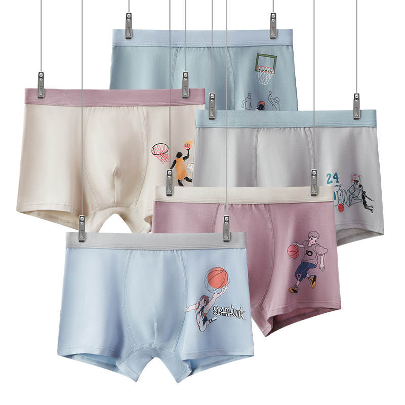 Picture of Men's underwear men's cotton loose breathable boxer shorts men's teenagers boys' boxer shorts