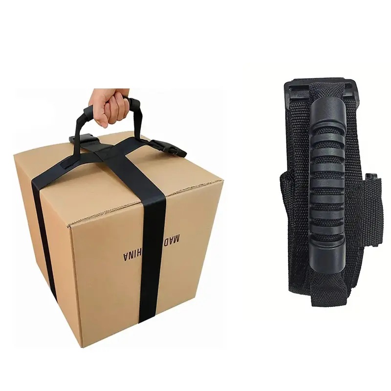 Picture of Handlebar hand luggage strap design length adjustable packing belt luggage case tie rope belt cross packing belt