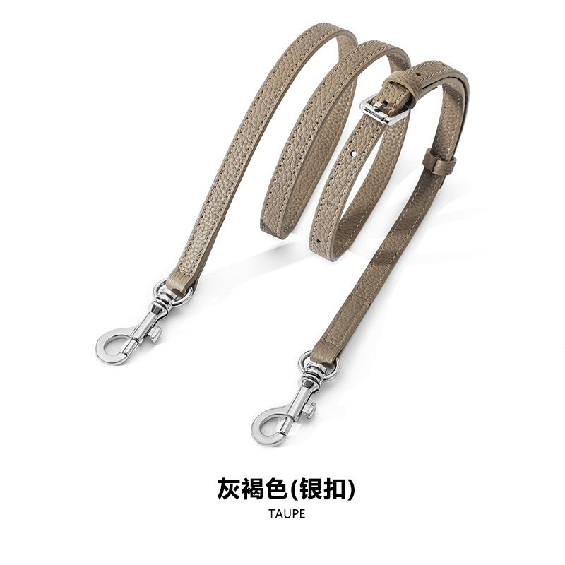 Picture of Mahuangshi first layer cowhide thin bag strap A- 74 leather long shoulder strap messenger bag litchi pattern replacement bag single buy