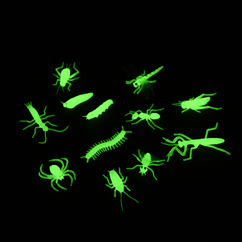 Picture of New exotic creative trick luminous insect simulation insect luminous animal model children stall scary toy