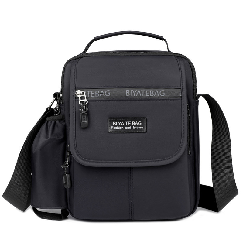 Picture of New Shoulder Bag Men's Oxford Cloth Crossbody Bag Men's Business Casual Outdoor Vertical Handheld Small Bag Men's Water Cup Bag