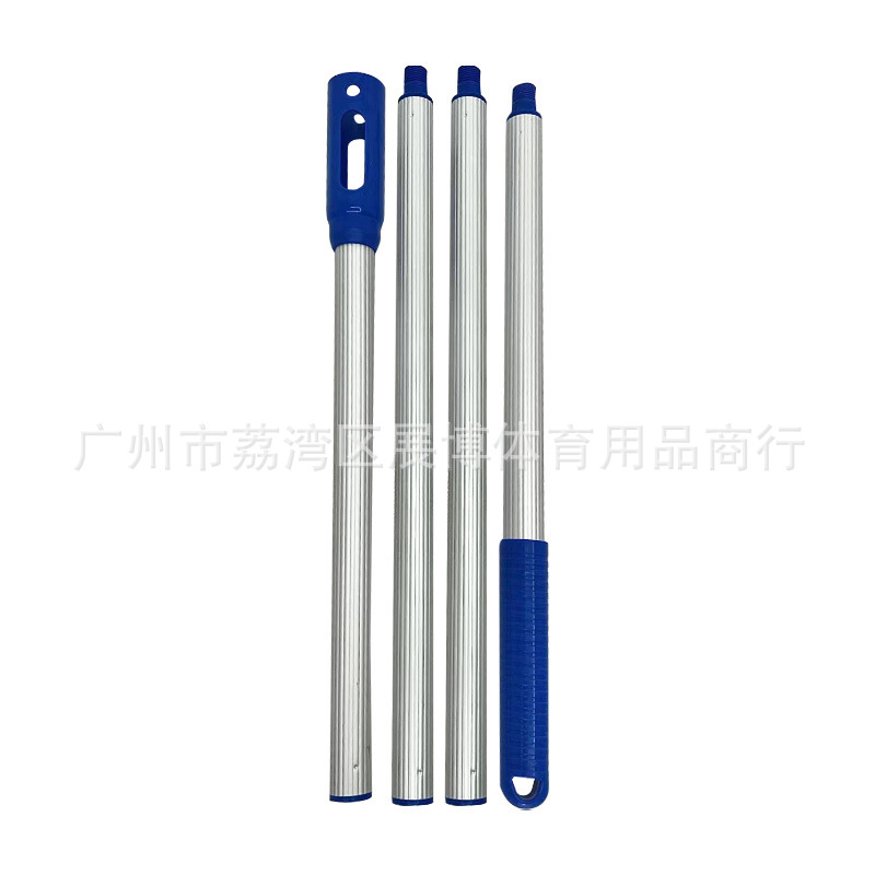 Picture of Hot-selling swimming pool dirt suction set pole swimming pool leaf net reinforced telescopic pole aluminum alloy 3/4 telescopic pole 160cm
