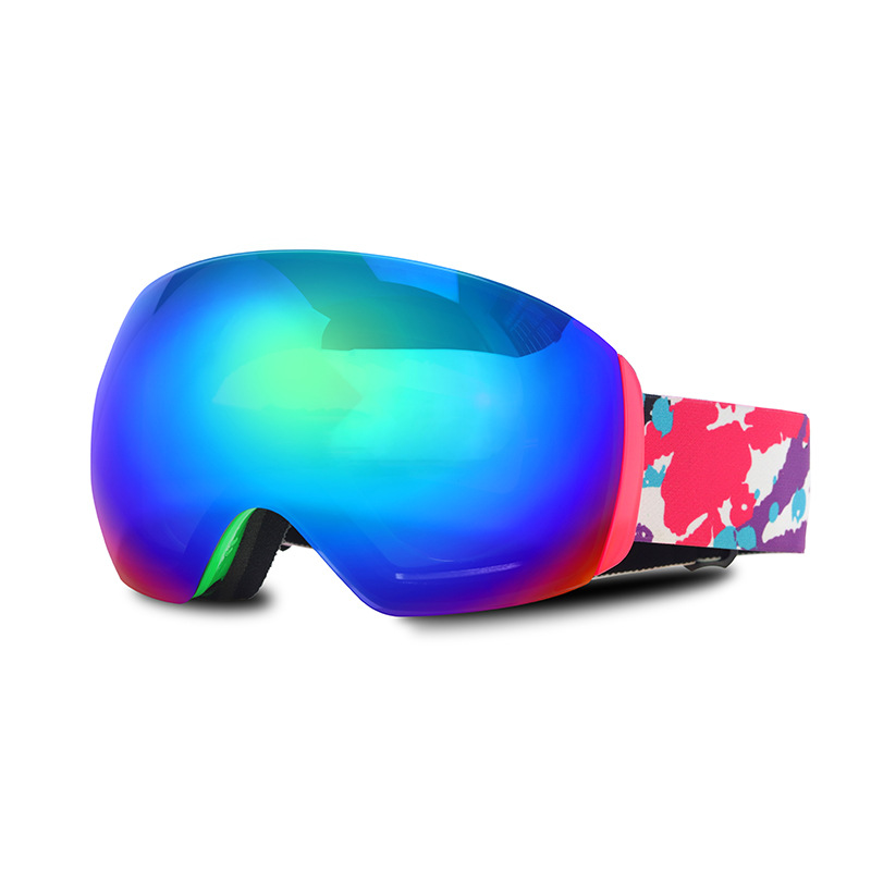 Picture of Factory in stock Cross-border Ski Goggles Large Spherical Adult Double Layer Lasting Anti-fog Ski Glasses Ski Equipment for Men and Women