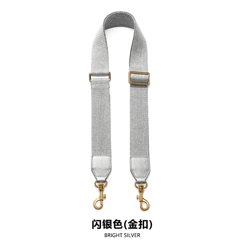 Picture of Mahuangshi F-73 adjustable webbing 3.8C wide polyester cross-border webbing canvas replacement wide shoulder strap crossbody strap