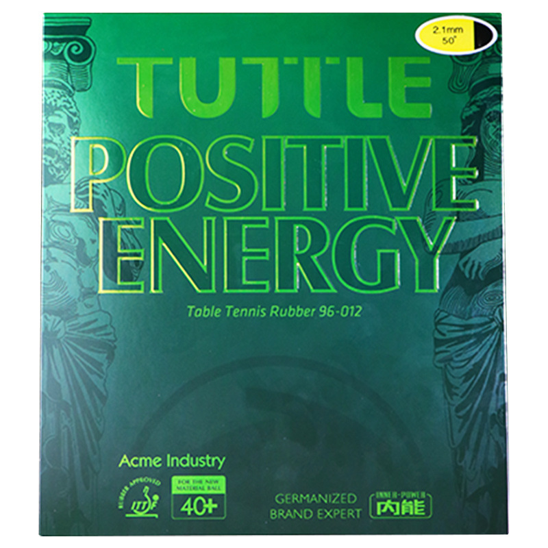 TUTTLE table tennis racket set glue reverse glue positive energy series sticky rubber film set glue high elastic sponge