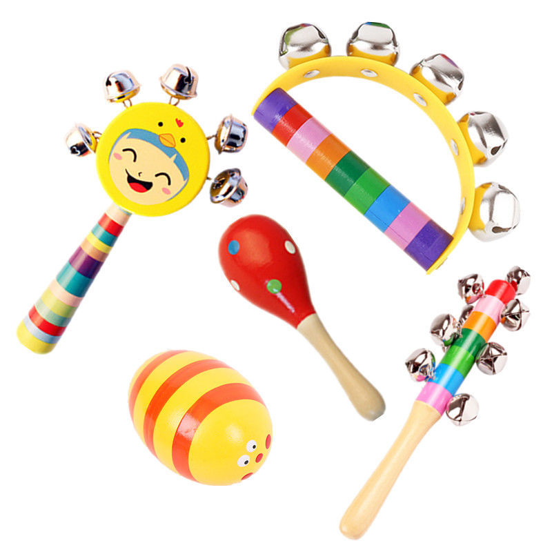 Picture of Newborn Baby Toy Puzzle Hand Grab Rattle 3 to 6-12 Months Baby Boys and Girls 0-1 Years Old Grab Rattle