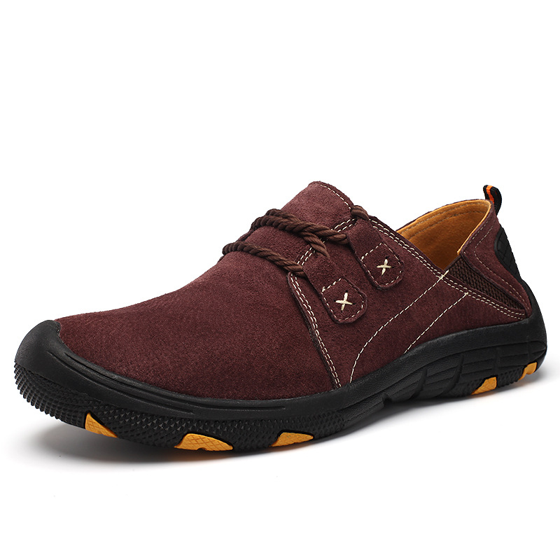 Picture of Cross-border cross-border 2024 new men's sports casual outdoor shoes non-slip wear-resistant hiking shoes plus size hiking shoes
