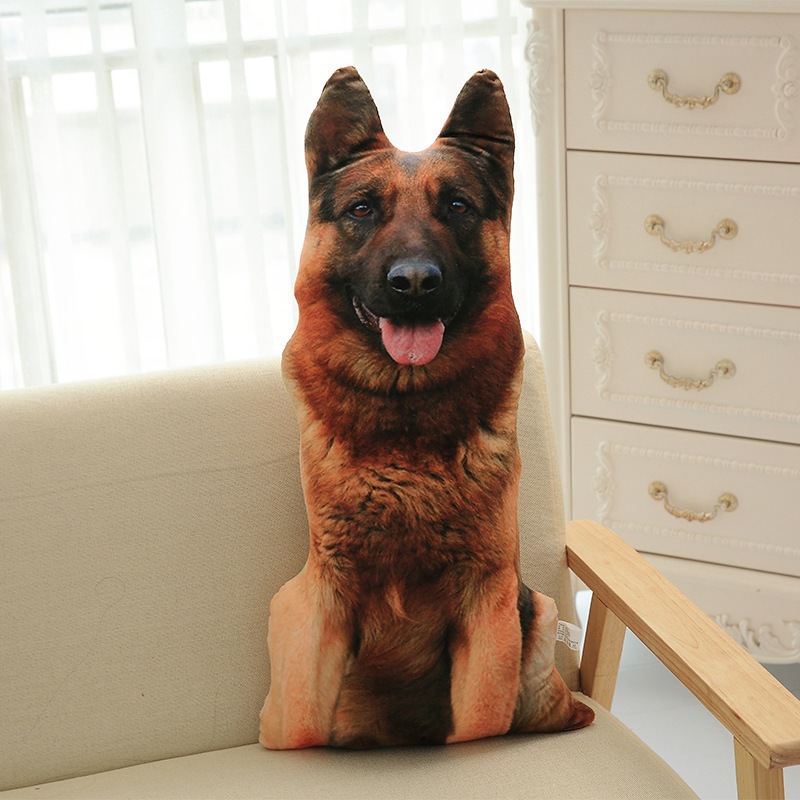 Picture of Creative 3D Artificial Dog Pillow, Plush Toy Dog Doll, One Piece Drop Shipping, Cute Pet Cartoon
