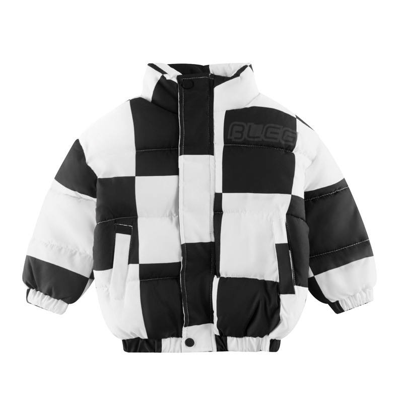 Picture of 27Kids Brand Kidsren's Clothing Wholesale 2024 Autumn and Winter Kidsren's Cotton Outwears Baby Boy Outwear Plaid Dropshipping