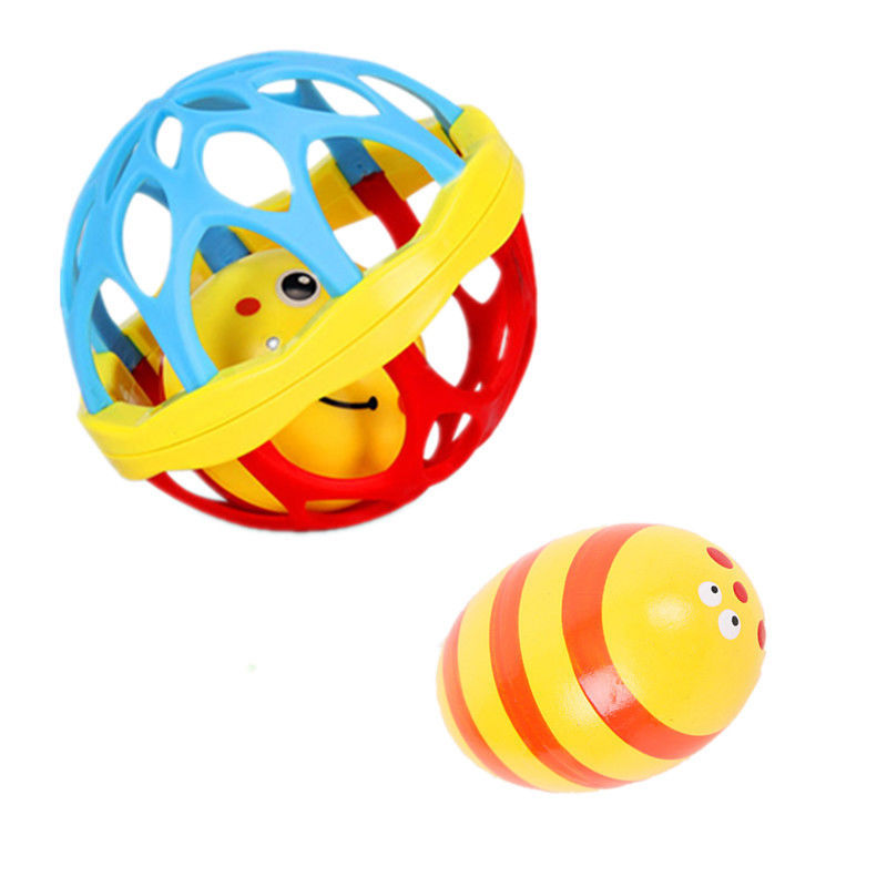 Picture of Newborn Baby Toy Puzzle Hand Grab Rattle 3 to 6-12 Months Baby Boys and Girls 0-1 Years Old Grab Rattle
