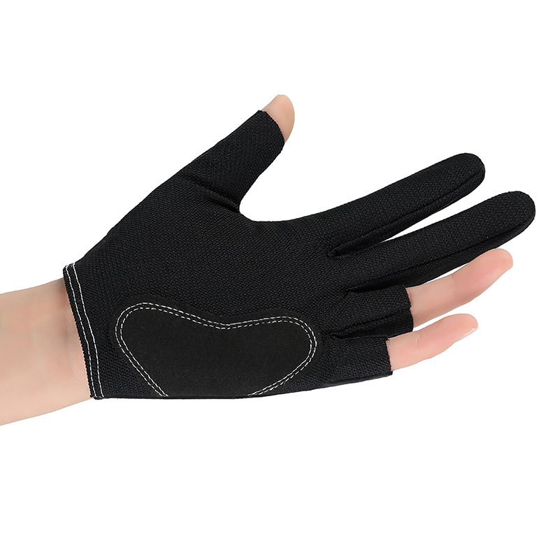 Picture of Billiards Gloves Men's Three-Finger C5 Wear-Resistant Left Hand Single Non-Slip Lightweight Professional Snooker Gloves Women