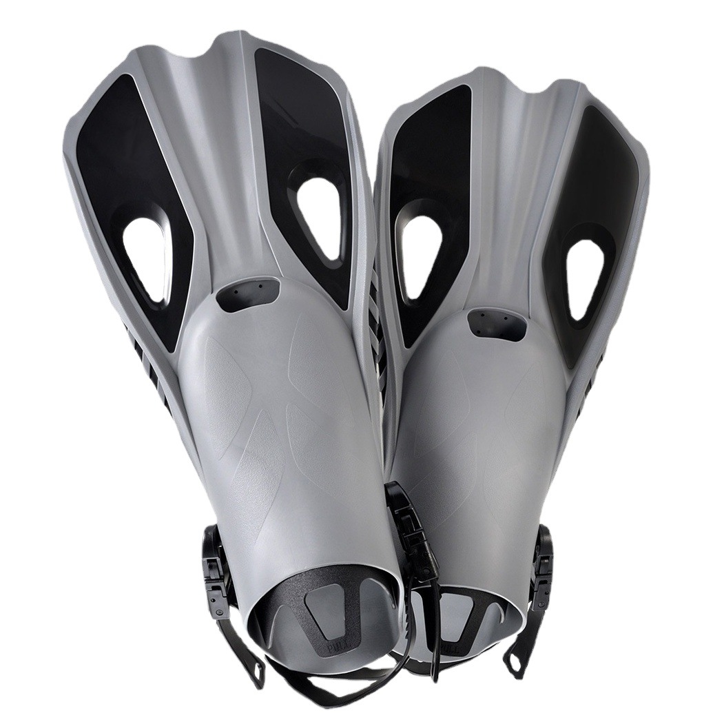 Professional Lightweight Diving Flipper Long Fingers Swimming Diving Adult Children Adjustable Siamesed Power Duck Flipper