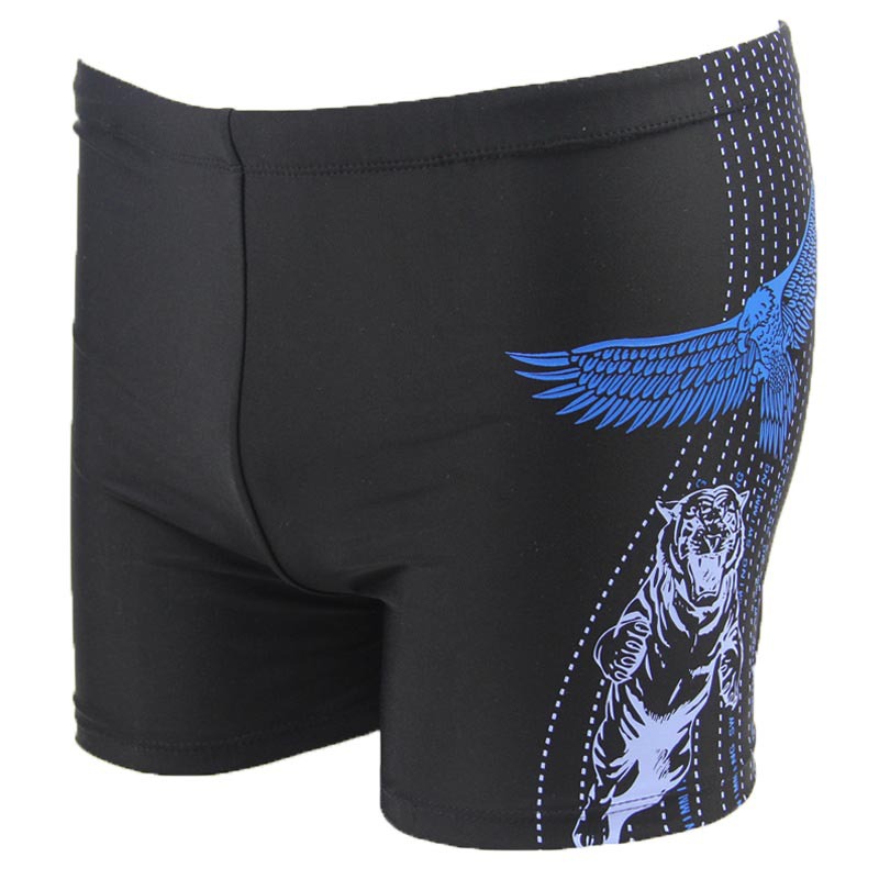 Men's boutique professional boxer swimsuit quick-drying swimming trunks fashion plus size bubble hot spring swimsuit swimwear wholesale
