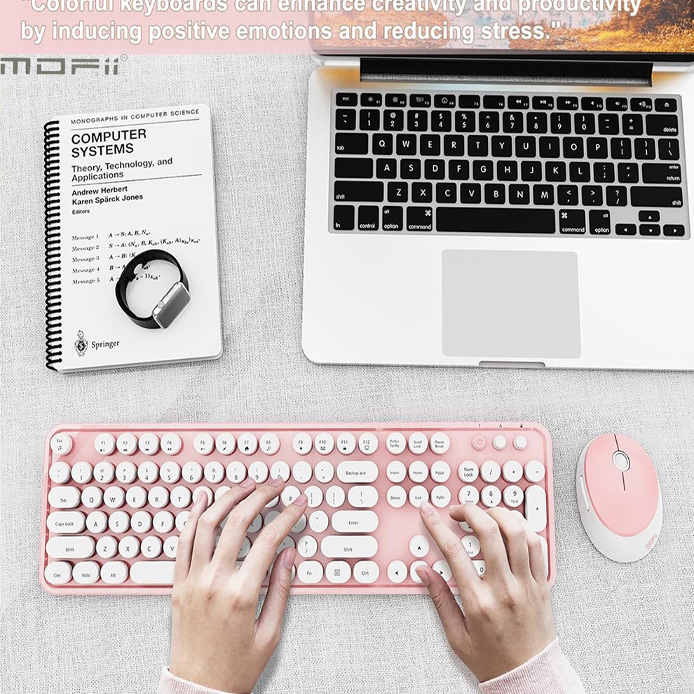 Picture of MOFII Skyscraper Hand 2.4G Wireless Keyboard Mouse Laptop Office Wireless Keyboard Mouse suit