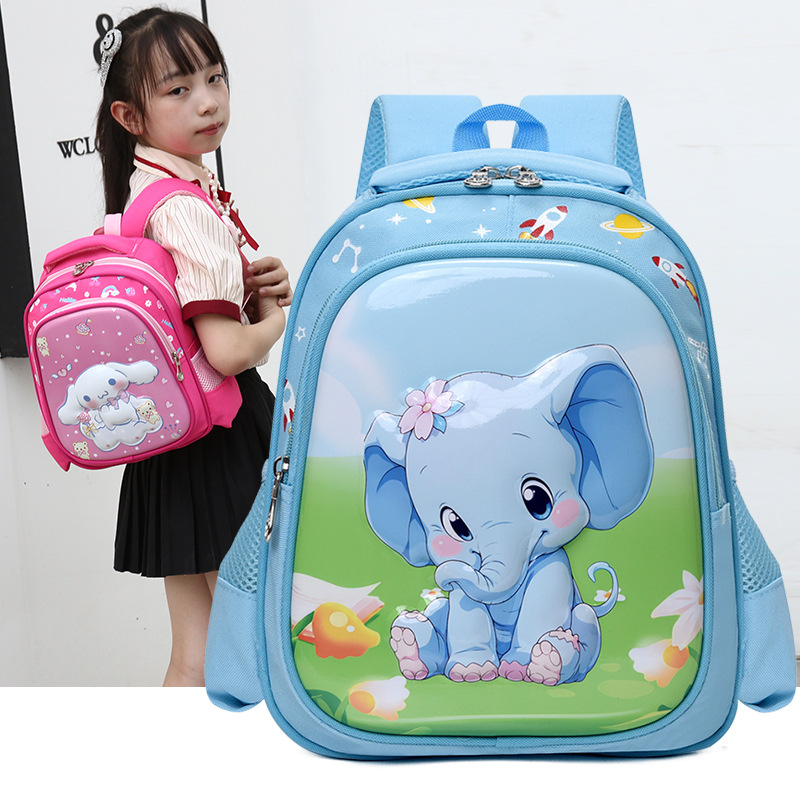 New Raceway Children's Backpack 2024 New Cartoon Pattern Kindergarten Lightweight Ridge Protection Not Large Capacity Backpack