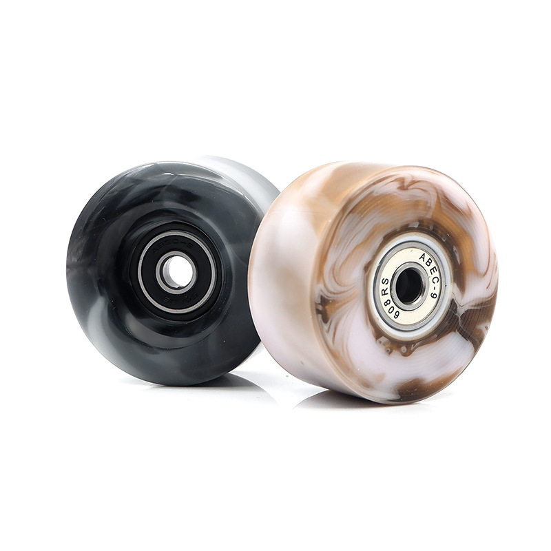 Picture of Double Row Roller Skates 5832 Mixed Color Wheel Two-Color Pu Non-Luminous Wheel Four-Wheel Roller Skates 82A High Elastic Wheel