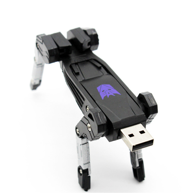 Picture of High-speed creative personality U disk 128G Transformers telescopic electronic dog flower cheetah portable disk wholesale USB USB disk