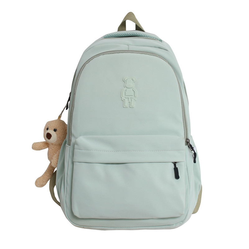 Picture of School bag girls junior high school students fashion new large capacity backpack girls high school students college students travel backpack women's summer