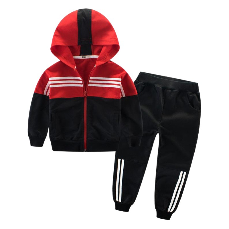 Autumn children's clothing 2024 Korean version of children's suit sports pants big children's two-piece boy's coat live supply