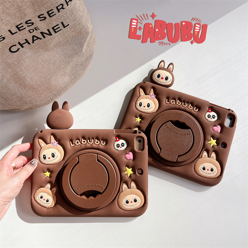 Picture of Suitable for Samsung A9Plus Silicone Shell A8 Cartoon A7Lite Rotating X210 with Pen Slot X115 Labubu T225