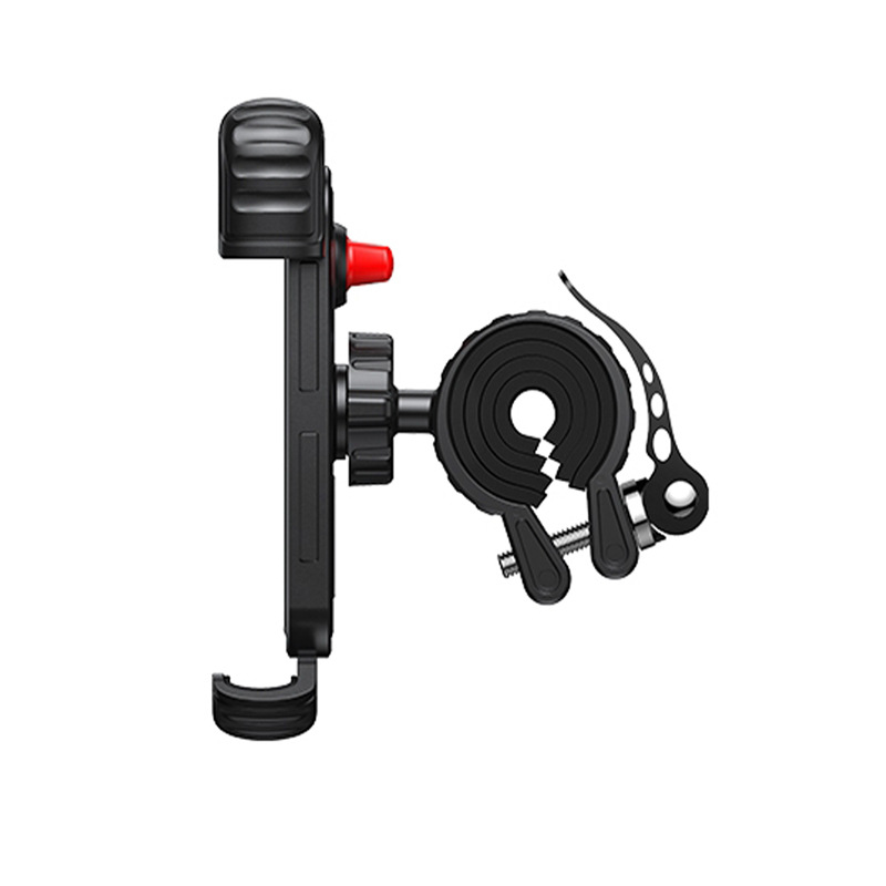 Picture of Aluminum Alloy Bicycle Mobile Phone Bracket Anti-shake Riding Takeaway Motorcycle Mobile Phone Bracket Electric Vehicle Navigation Bracket