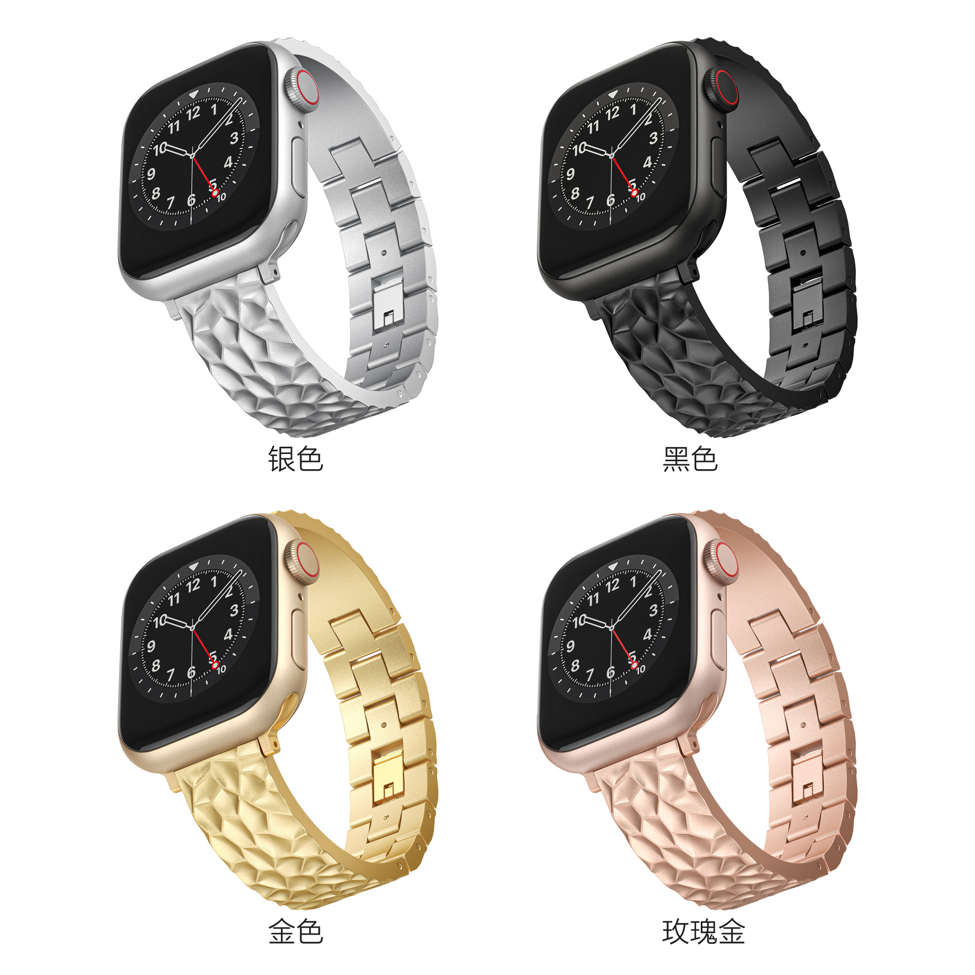 Picture of Suitable for Apple 10Th Generation iWatch Watch Strap Manufacturer Spot Apple Watch Metal Apple Watch Strap