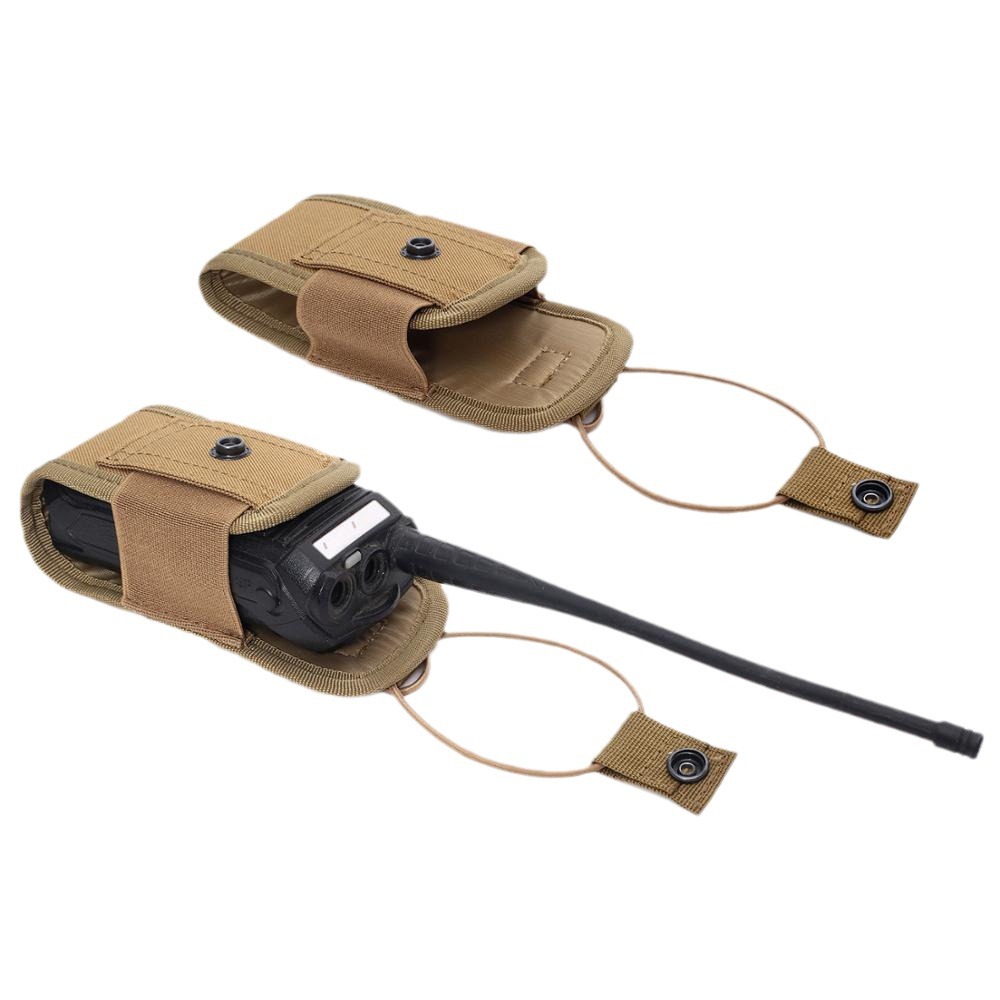 Picture of Multi-function walkie-talkie hanging bag Molle tactical bag military fan camouflage accessory bag outdoor sports auxiliary bag