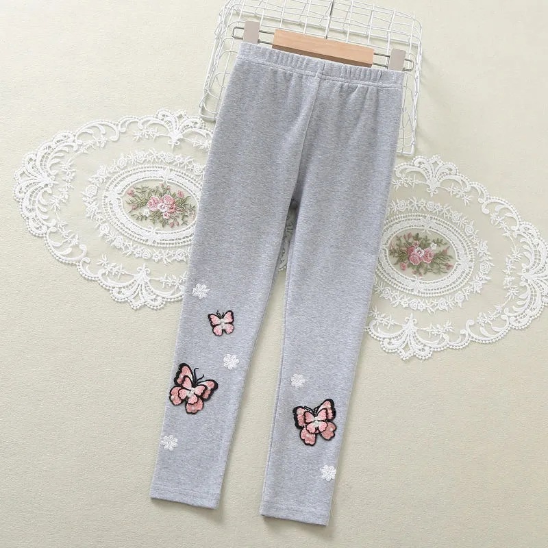 Girls' Leggings Outer Wear Thin Velvet Western Style Girls' Children's Wear Large Children's Trousers Internet Popular Children's Trousers Student Leggings