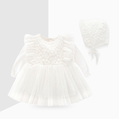 Picture of 2025 Autumn Baby Girl Dress Supplies Cute Baby Girl Princess Dress Tutu Skirt Popular Baby Clothes