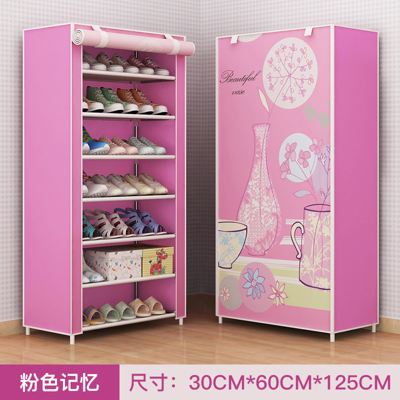 Picture of Ya Ruifan F Simple Shoe Rack Dustproof Storage Shoe Cabinet Multi-layer Small Shoe Rack Dormitory Hall Storage Rack Simple