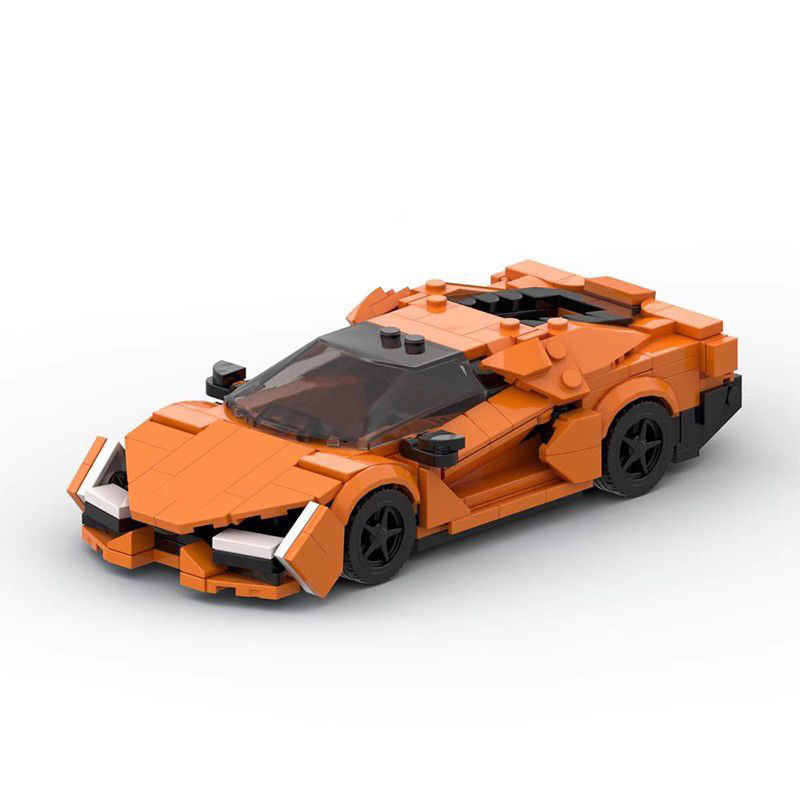 Picture of Compatible with Lego Sports car MOC-153888 hand-assembled building blocks suit Revuelto assembled car model Men