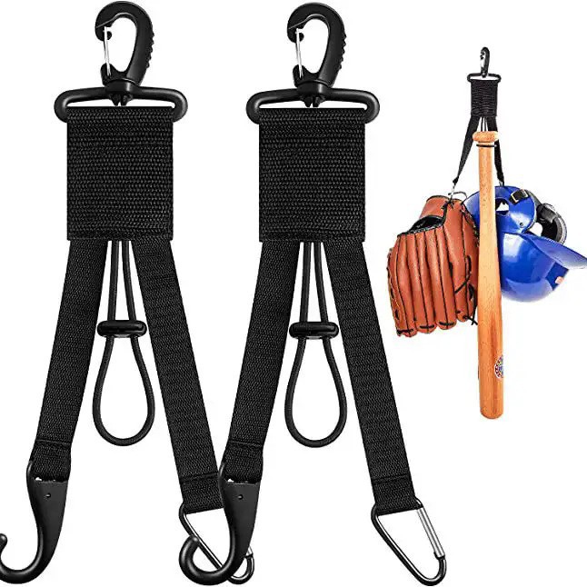 Cross-border Direct Supply Baseball Bat Gloves Backpack Hanging Helmet Hook Baseball Glove Clip Softball Portable Storage Hook