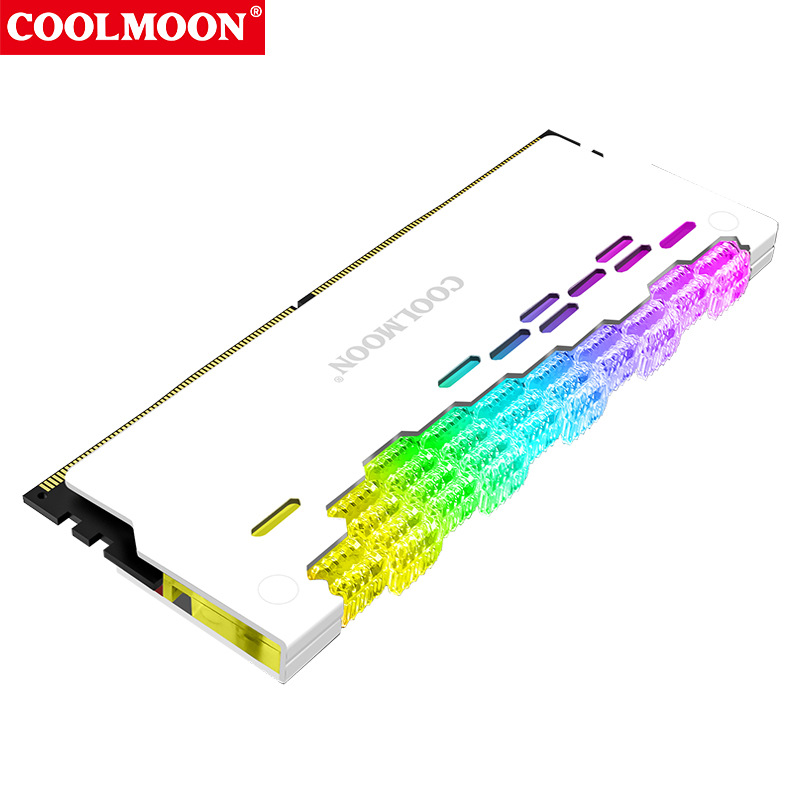 Picture of Cool Moon Ra-2 Dragon Armor Memory Radiator 5V Argb Divine Light Synchronization Symphony Memory Bar Vest Luminous Shell