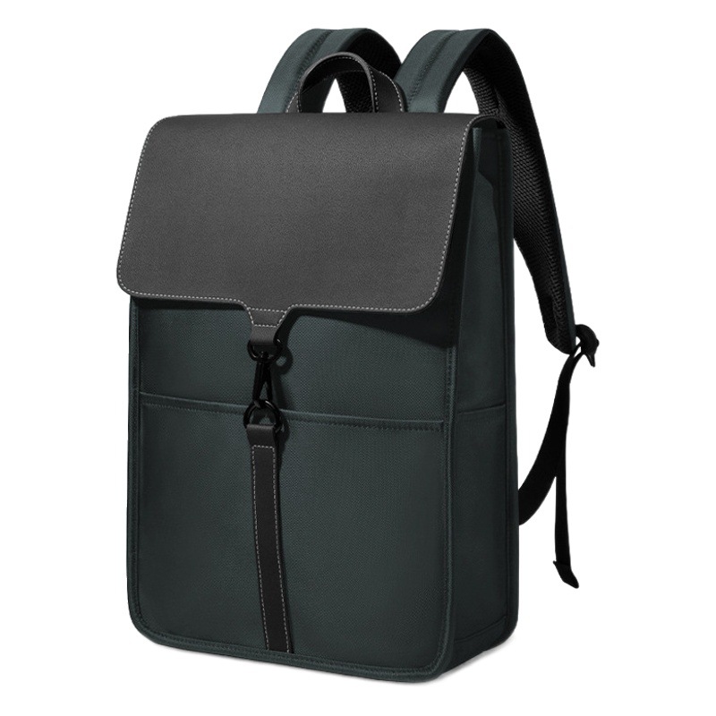 Fashion Backpack Men's Simple Business Commuter 15-inch Computer Bag Cross-border Leisure Student Schoolbag Waterproof Backpack