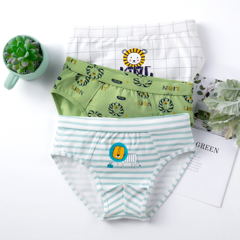 Picture of Children's underwear boys cotton 50 boxers boys boxer shorts cartoon medium and large children's Briefs boys
