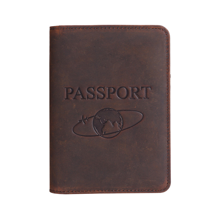 Picture of Cross-border Long Passbook Bag Head Layer Cowhide Passbook Holder Large Capacity Multi-card ID Bag RFID Anti-theft Card Bag