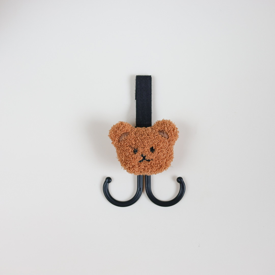 Picture of Han Feng Baby Car Hook Cartoon Bear Storage Double Hook Multifunctional Universal Hook Baby Car Accessories Storage Hook