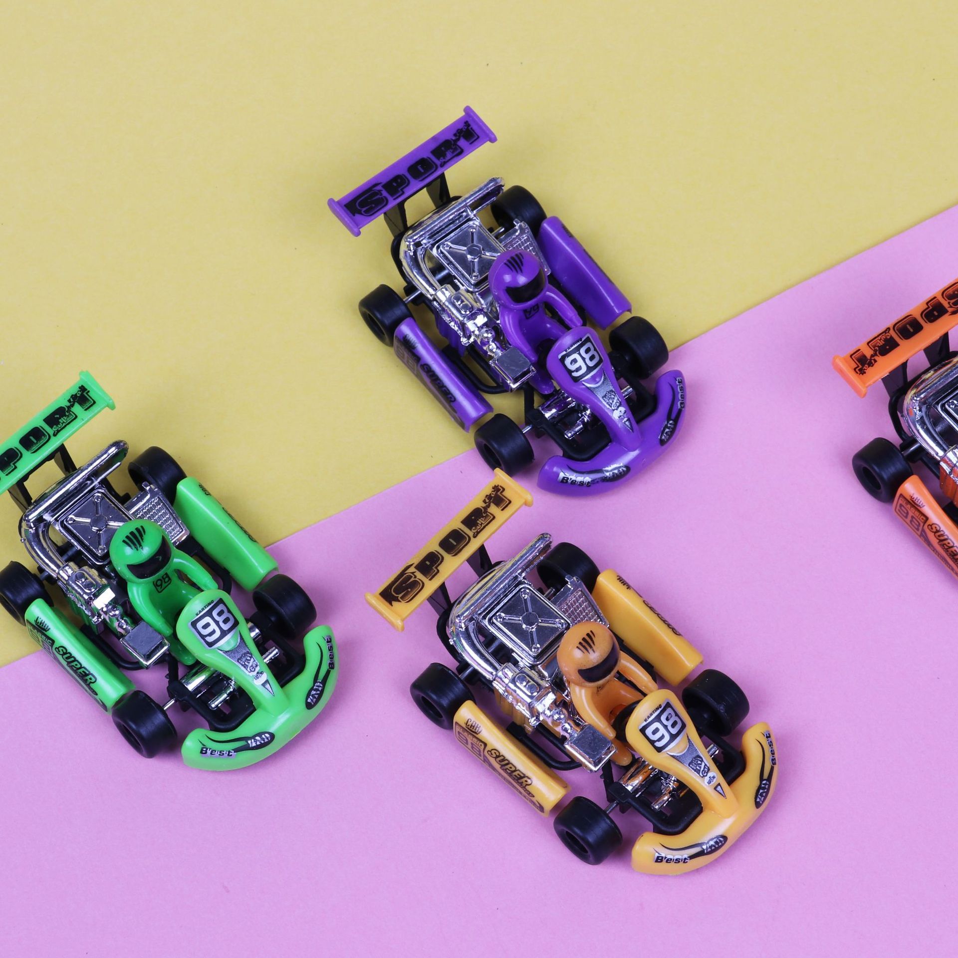 Picture of Kart back racing model back car toy children's toy car stall toy