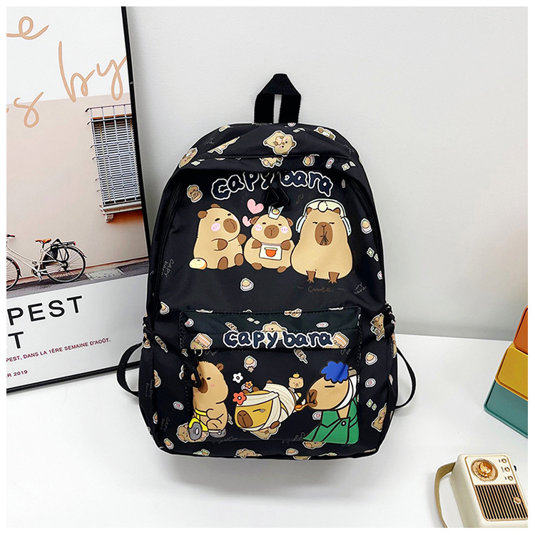 Picture of Kapi Bala Backpack Junior High School and Primary School Students Schoolbag Large Capacity Backpack Cute Lightweight All-match Student Bag