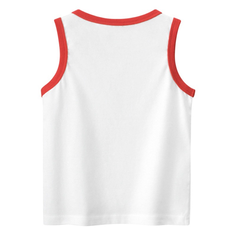 27kids Summer Children's Wear New Children's Vest Cartoon Dinosaur Male Baby Clothes Sleeveless Clothes Shake Sound Supply
