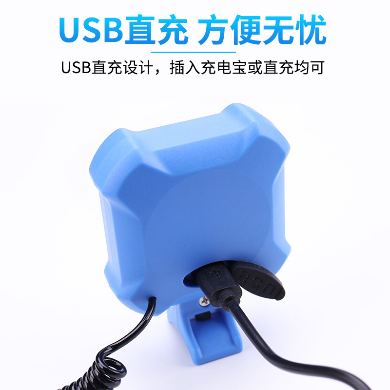 Picture of Mountain Bike Light usb Rechargeable Horn Light Road Bike LED Bike Night Riding Rain Warning Pack Riding Accessories