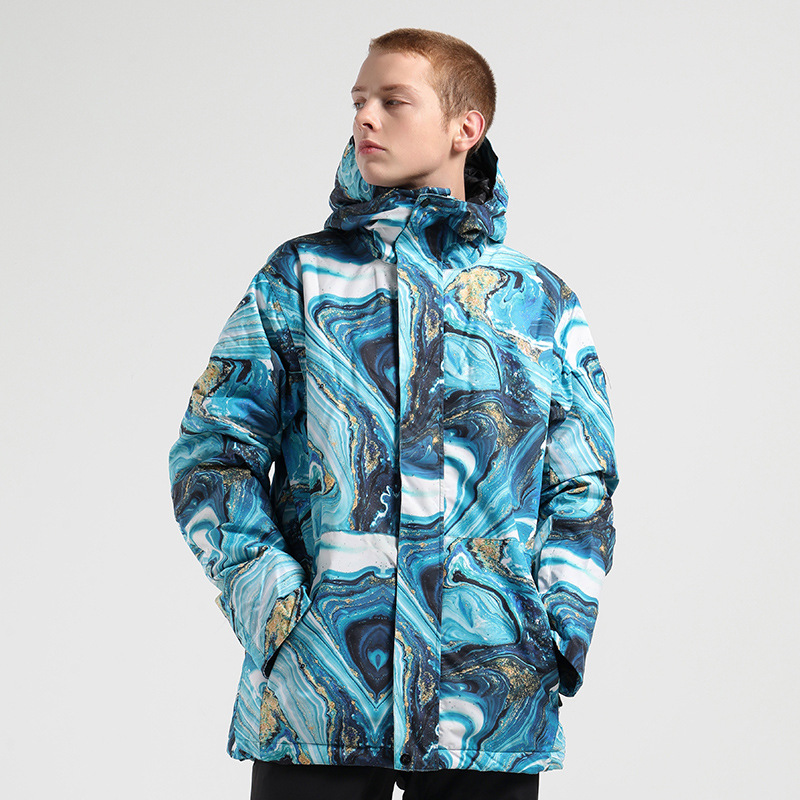Picture of Smyning Ski Suit Men's Top Outdoor Equipment Waterproof Single Board Double Board Adult Warm Jacket Windproof Snow Suit