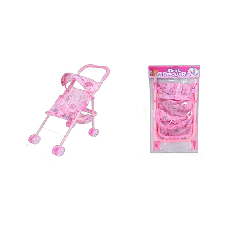 Picture of Large Amazon Cross-Border Kidsren's Iron Play House Doll Baby Stroller with Ic Artificial Stroller Toy